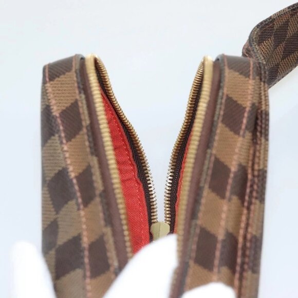 LOUIS VUITTON Damier Ebene Geronimos Shoulder Bag N51994 LV Auth 124677 - Picture 9 of 16